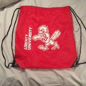 Liberty University Drawstring Bag.